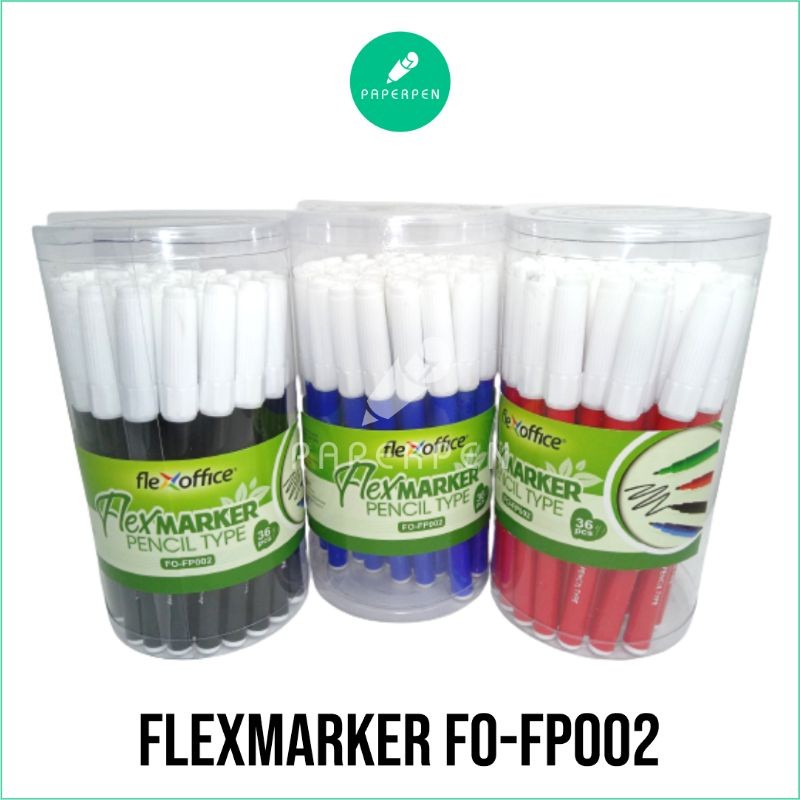 [MS] FLEXOFFICE MARKER FP002/COLOR MARKER/PERMANENT MARKER