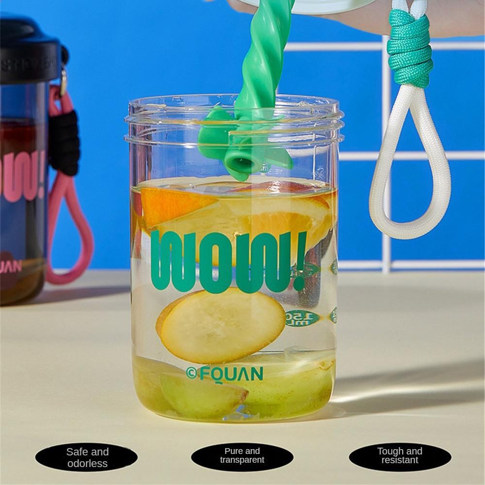 Pisuz Way Pcแก้วน้ำปั่นขนาดเล็ก น่ารักการ์ตูน กีฬากลางแจ้งน่ารักการ์ตูนออกแบบเฉพาะแก้วน้ําแบบพกพา - รูปที่ 3