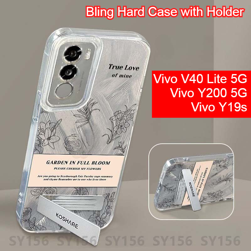 เคสVivo V40 Lite 5G V40Lite Y19s เคส กรณี Vivo V 40Lite VivoV40Lite Y200 5G เคสโทรศัพท์พร้อมที่วางกั