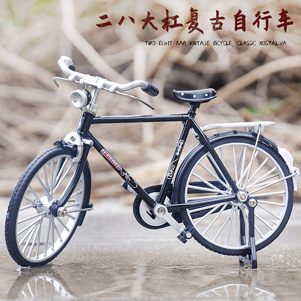 [ในสต็อก]ประกอบจักรยานโลหะผสมโมเดลของเล่นเครื่องประดับโมเดล DIY