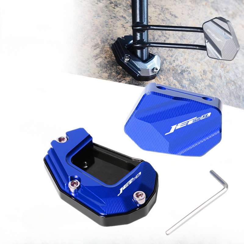 Gขาตั้งข้างรถจักรยานยนต์ขยายได้สำหรับ SYM Jet SL 150 2022-2023 JET125SL ขาตั้งขยายรุ่นปี2024ไม่พร้อม