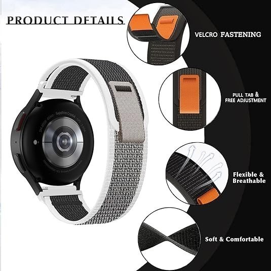 ไนลอน Trail Loop สายนาฬิกาสําหรับ Amazfit Active 2 สายรัดข้อมือสร้อยข้อมือสําหรับ Amazfit Active 2 สมาร์ทนาฬิกาอุปกรณ์เสริม