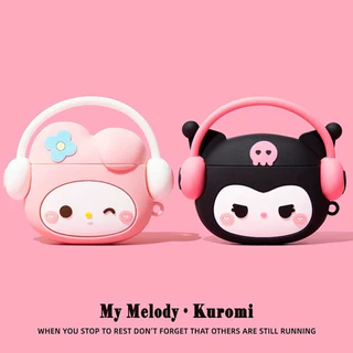 Meileti Kulomi ซิลิโคน สําหรับ AirPods 4 AirPods Pro AirPods Pro2 3/2/1 รุ่นหูฟังไร้สายบลูทูธปลอก