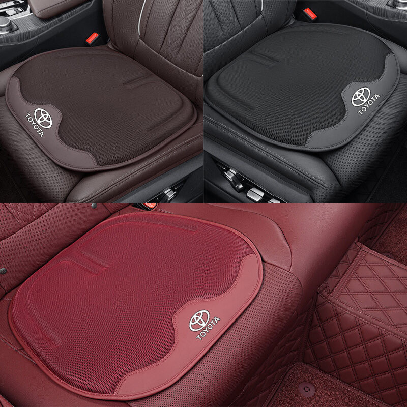 1 ชิ้น Universal Fit Toyota รถที่นั่งด้านหน้าลื่นผ้าไหมน้ําแข็งหนัง Breathable รถที่นั่ง 3D เบาะสําหรับ Camry Corolla Vios Hilux Innova Avanza Yaris

<p>“><center></p>
<h4></h4>
<p><p><font color=