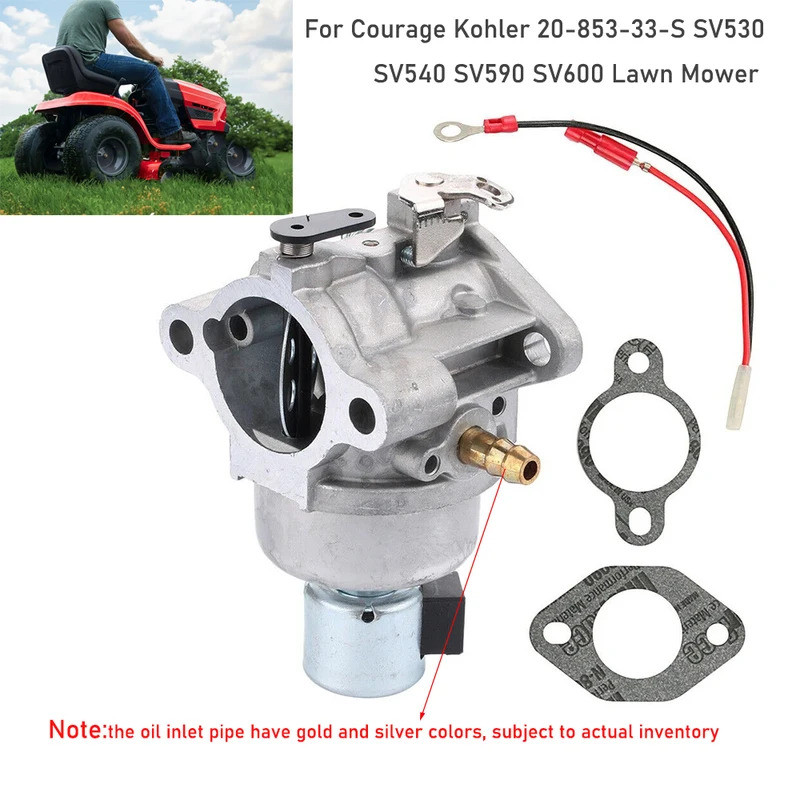 Sv530 คาร์บูเรเตอร์สําหรับ Kohler Courage 20-853-33-S SV540 SV590 SV600 สายไฟ 20-853-33-S 20 853 8-S