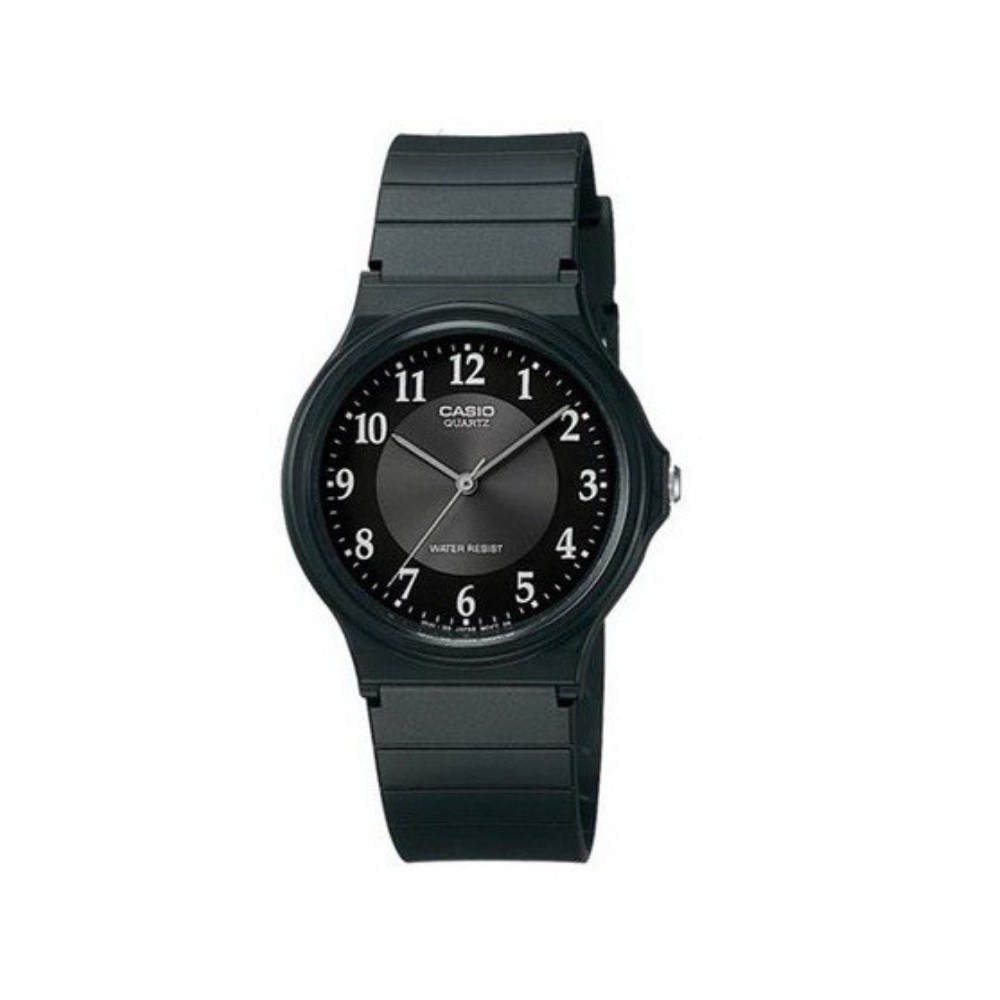 CASIO นาฬิกาข้อมือ CASIO รุ่น MQ-24-1BLDF วัสดุเรซิ่น สีดำ