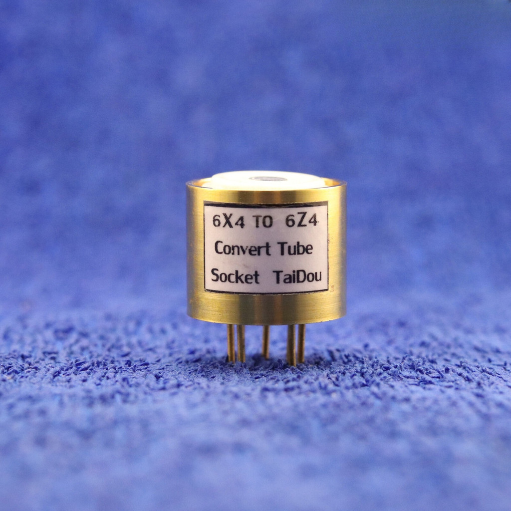 One Gold plated 6X4 [TO] 6Z4 Bottom Vacuum tube แปลงซ็อกเก็ต HIFI DIY