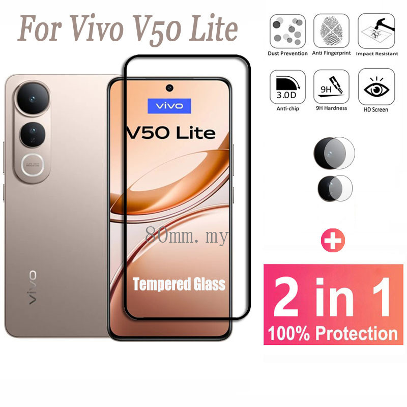 ฟิล์ม Vivo V50 Lite 4G 5G ฟิล์มกันรอยหน้าจอสําหรับ Vivo V50 V40 V30 Lite SE 4G 5G ฟิล์ม กระจกนิรภัยแ