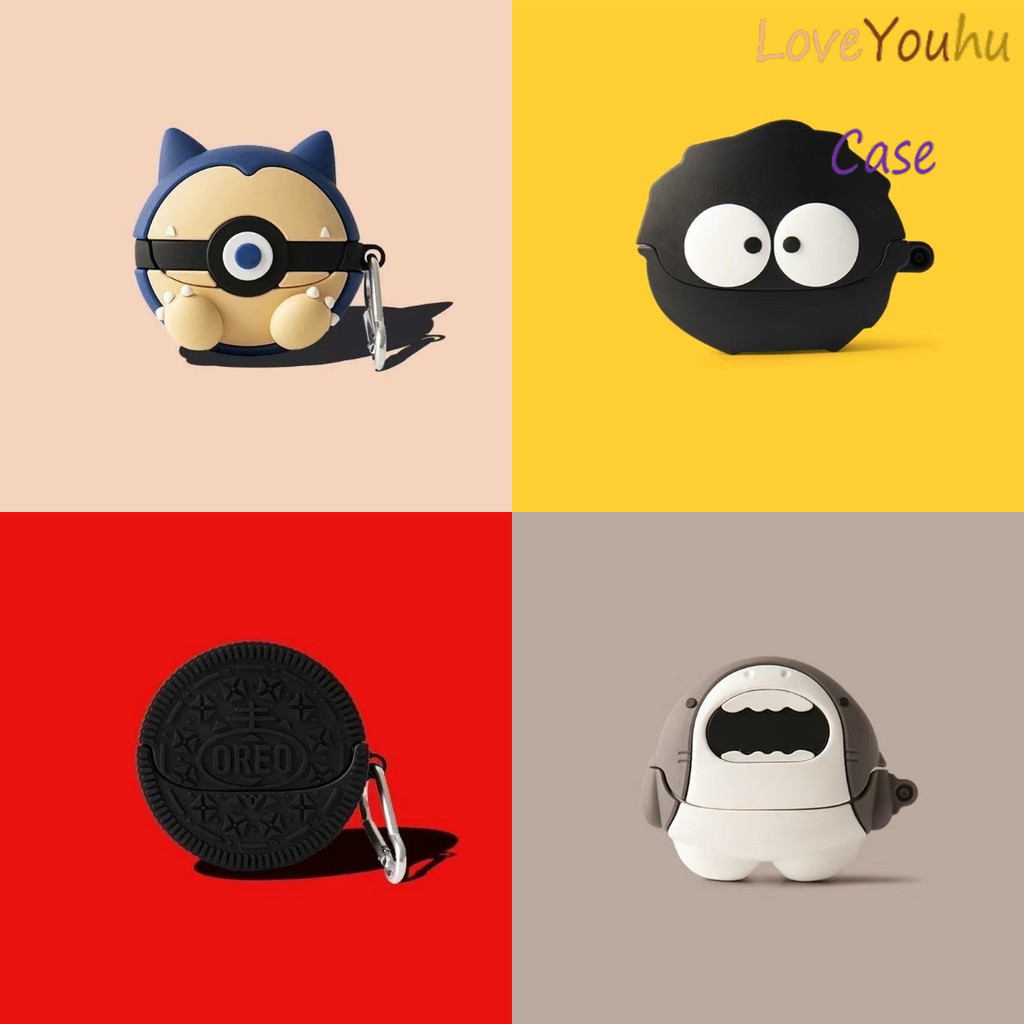 Loveyouhu สําหรับ SoundCore K20i เคส Case เคสหูฟังบุคลิกภาพ briquettes ฉลาม