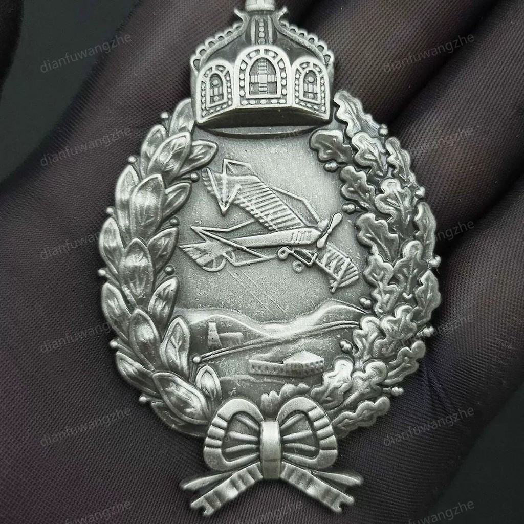 เหรียญ World War II เหรียญเที่ยวบิน WW1 ตราระยะเวลา Osman Prussia Hungh