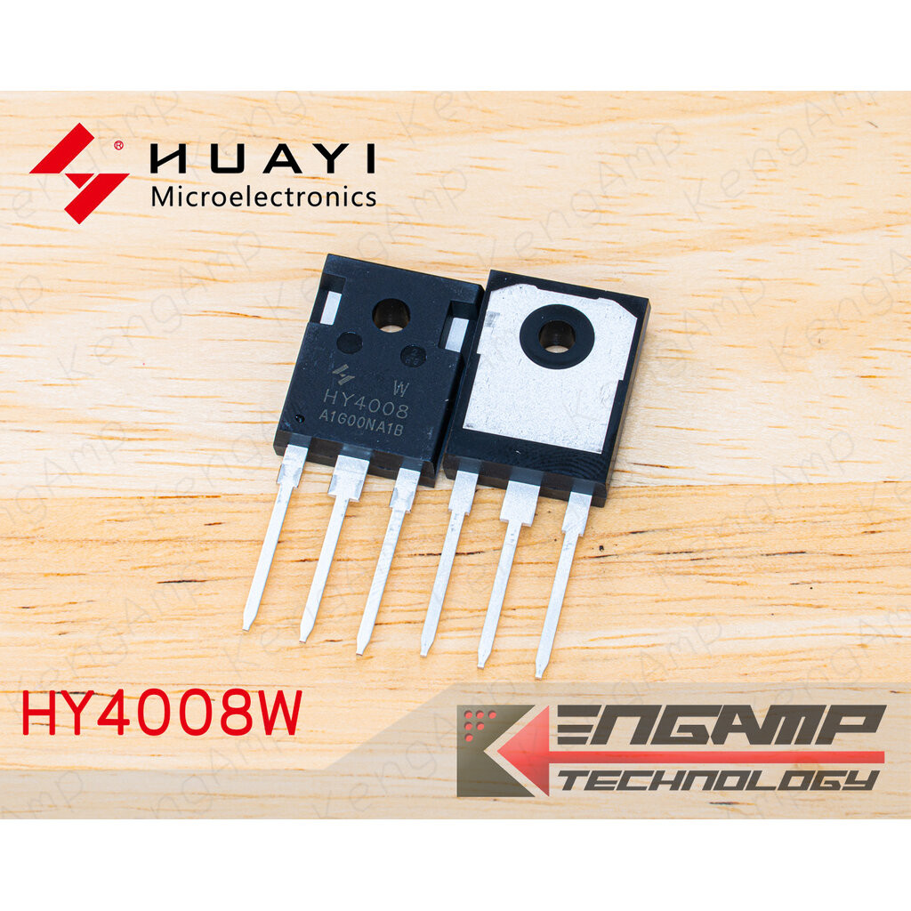 (1ตัว) [FET] HY4008W HOOYI N-CH MOSFET 200A 80V 2.9mR TO-247-3L