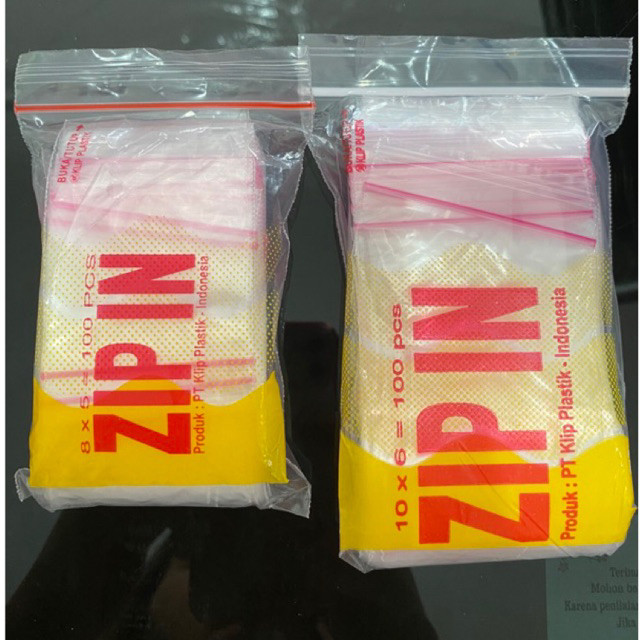 เนื้อหา 100 คลิปพลาสติก Zip In Lock Clips 4x6 5x8 6x10 7x10 8.7x13 cm