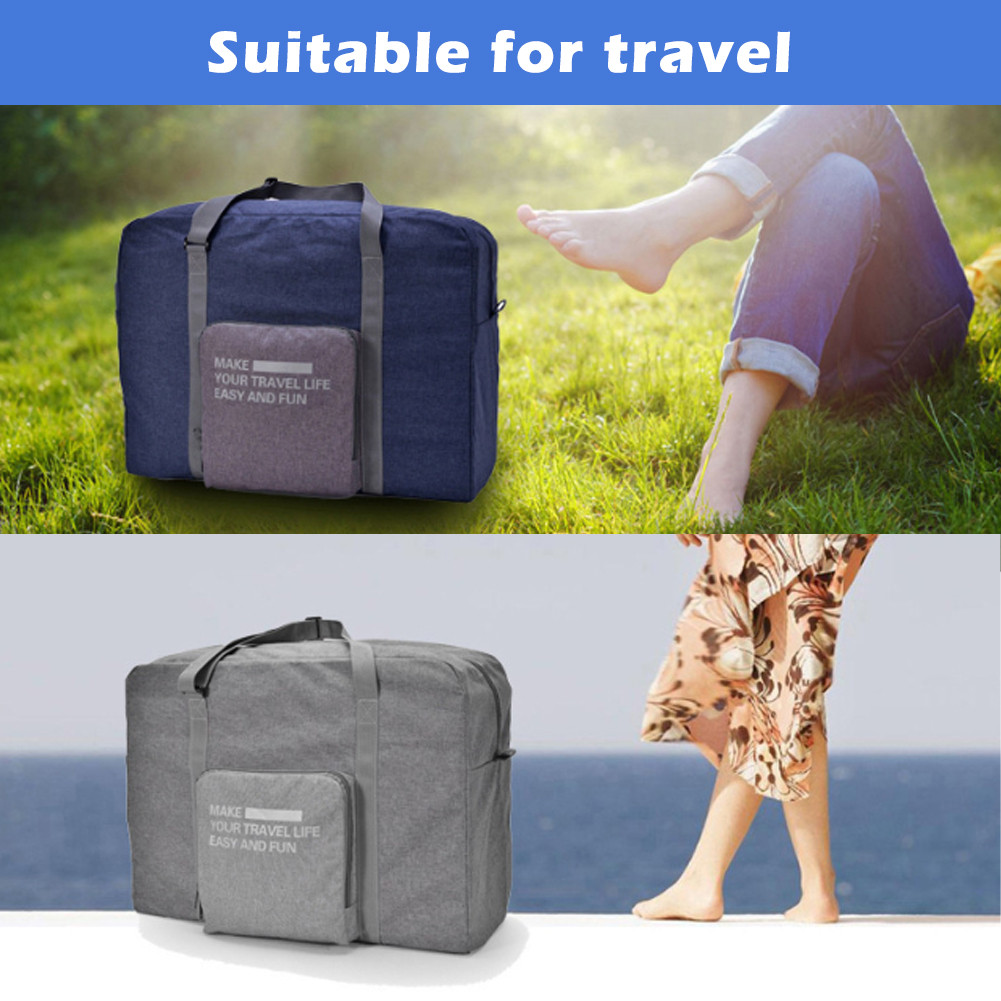 กระเป๋าเดินทางพับได้ ความจุขนาดใหญ่ กันน้ำ กระเป๋าเดินทางพกพา Travel Bag