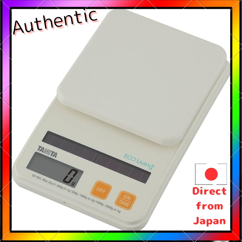 Tanita Cooking Scale Kitchen Scale Solar 2kg 1g Increment Orange SD-004 OR