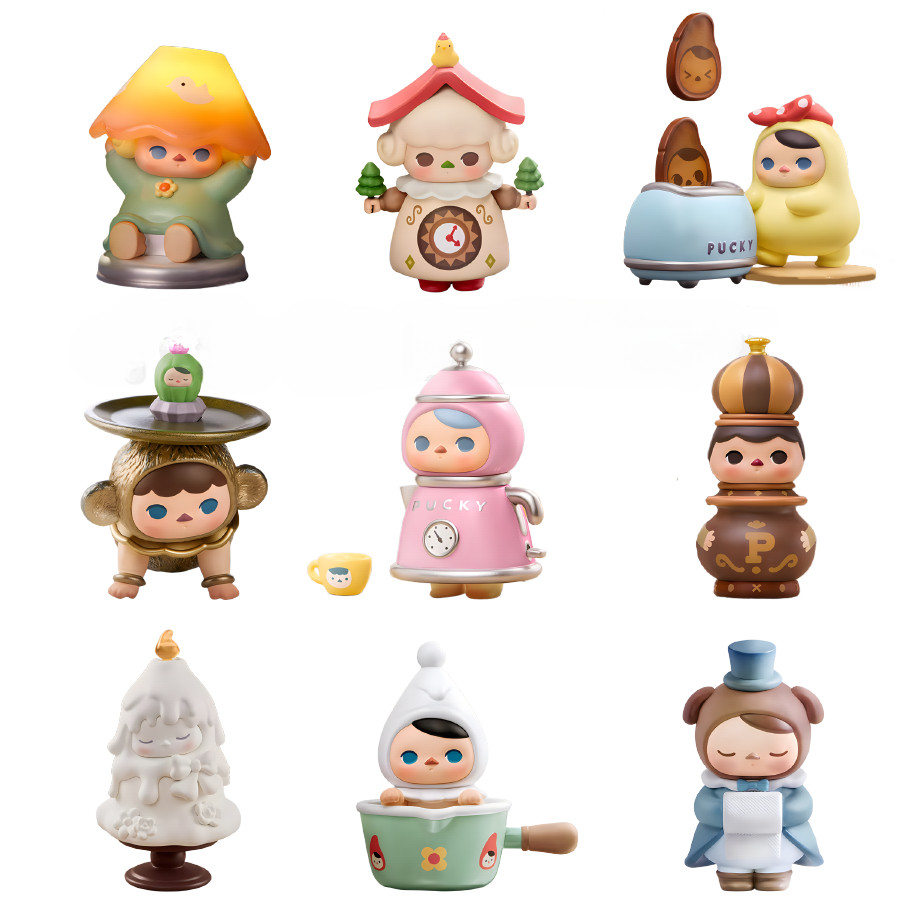 POPMART PUCKY PUCKY Fairy Home Time Series Mystery Box แท้ 100%