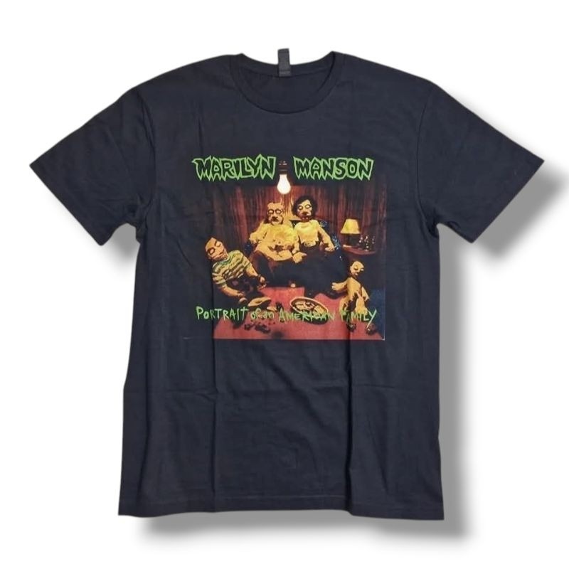 เสื้อวงลิขสิทธิ์แท้ "Manrilyn Manson ลาย American Family " tee.