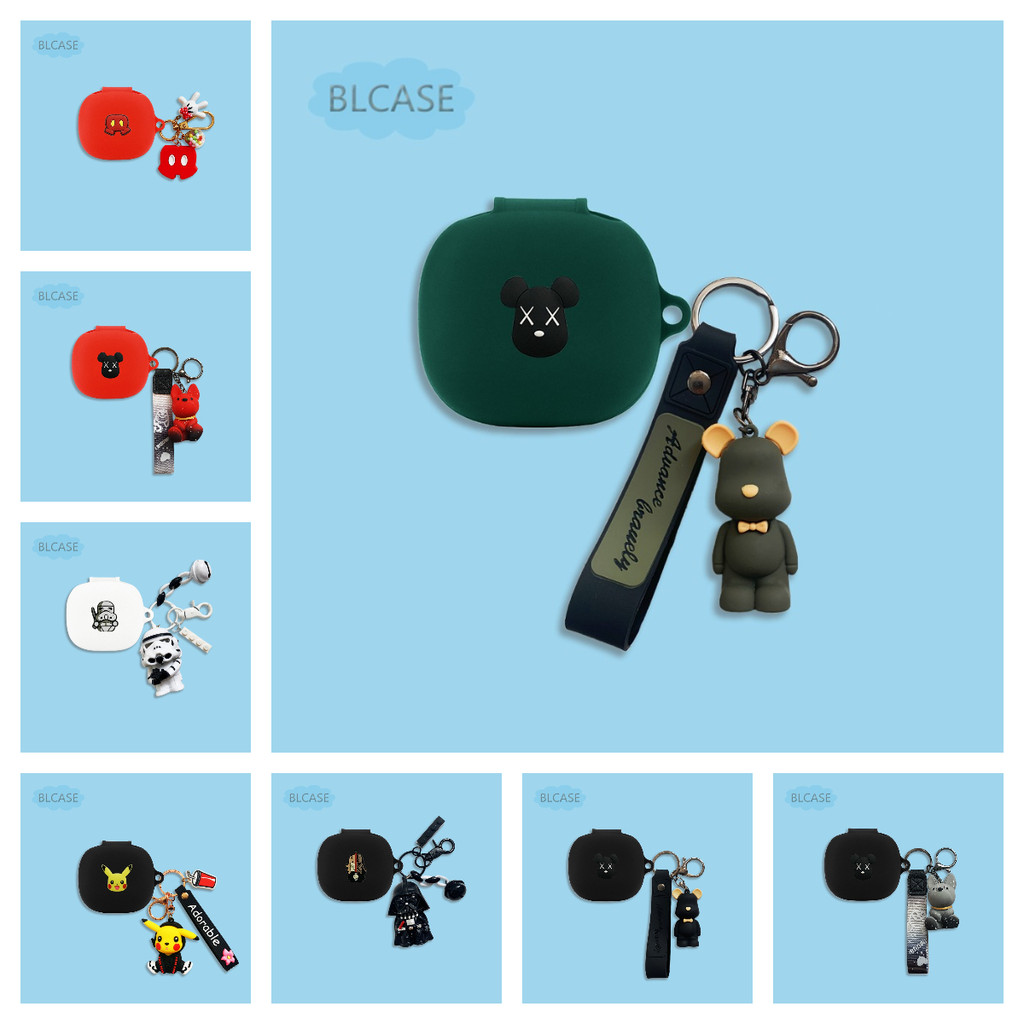 Case for  1MORE Ear Clip S12 Cute Cartoon Silicone Earphone Cover Waterproof Headphone Soft Sleeve S