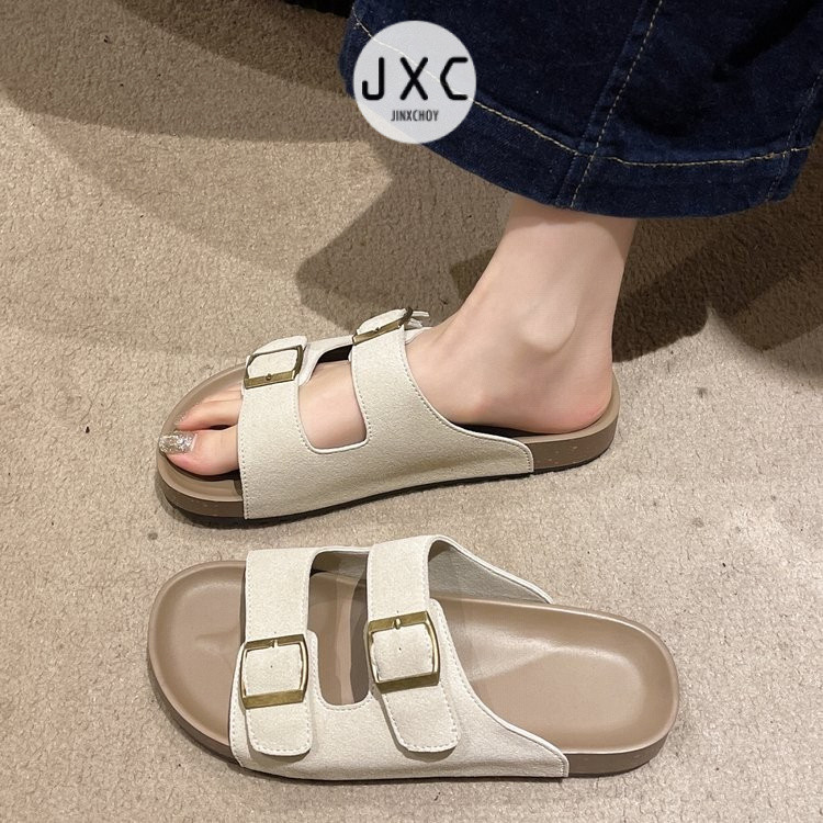 [จัดส่งในประเทศไทย] 35-45 SIZE ตัวเลือกสบาย ๆ แฟชั่นกันลื่นระบายอากาศฤดูร้อนรองเ