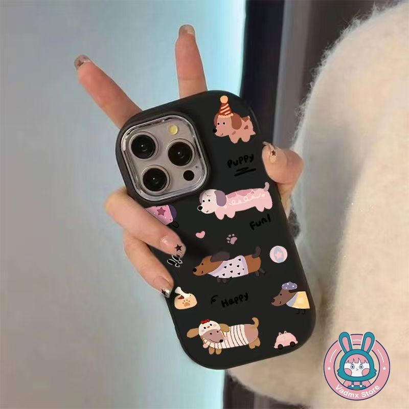 การ์ตูนดัชชุนเคสโทรศัพท์สําหรับVivo iQOO Z9 Turbo Z9X Z8X Z7X Z7i Z8 Z7 Z5 Z5X Z3 Z1X Z1 U5 U3 U3 U3