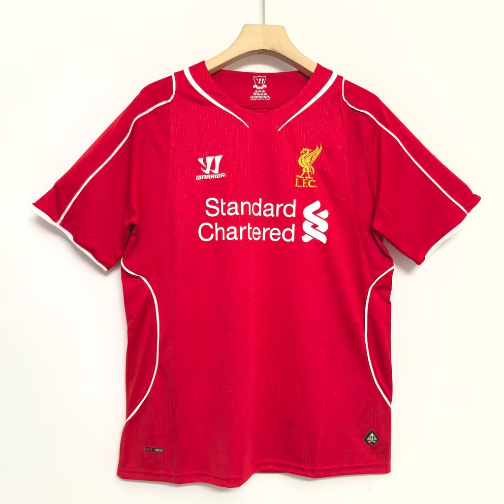 1415 เสื้อยืดแขนสั้นฟุตบอลย้อนยุค Liverpool home AAA+