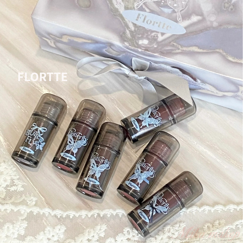 FLORTTE ลิปกลอส ทวิน บัตเตอร์ฟลาย ซีรีส์ ลิปเซรั่ม กลอส