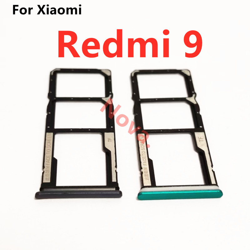 ถาดซิมการ์ดสําหรับ Xiaomi Redmi 9 อะไหล่เปลี่ยนโทรศัพท์มือถือ