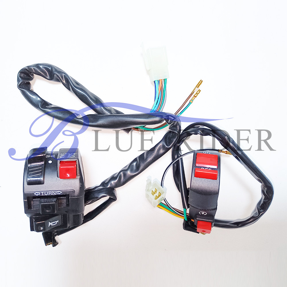 Gอุปกรณ์เสริมรถจักรยานยนต์สําหรับ HONDA CBR250 MC19 MC22 MC23 MC29 CBR250RR NC19/22 สวิทช์จับเลี้ยวส