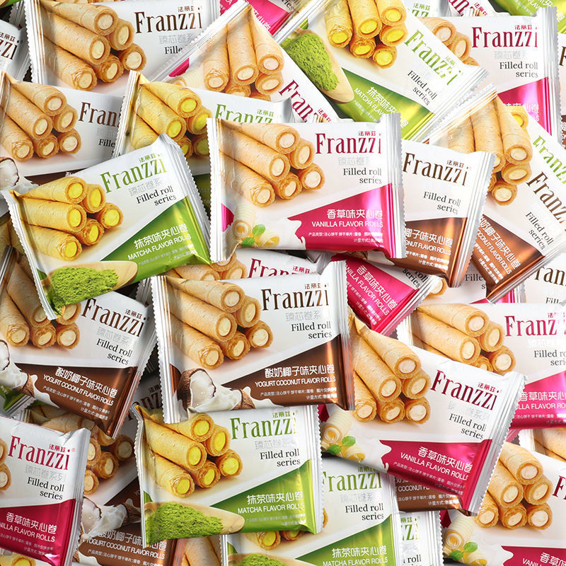 สินค้าใหม่พร้อมสต็อก Falitz Sandwich Egg Roll Egg Crisp Yogurt Coconut Vanilla Matcha Flavour Note B