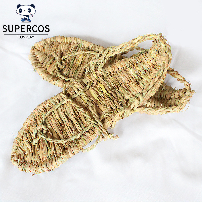 อะนิเมะ BLEACH Kurosaki Ichigo Kuchiki Rukia คอสเพลย์ Prop รองเท้าฟาง