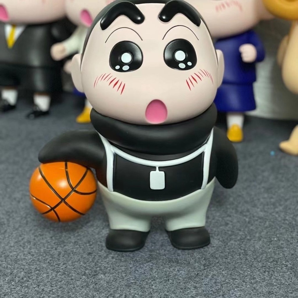Crayon Shin-Chan Seo Kun-shou Taimi Nohara Nosuke ตุ๊กตาตกแต่งเดสก์ท็อปการ์ตูนตกแต่ง Kuroko สามมิติ