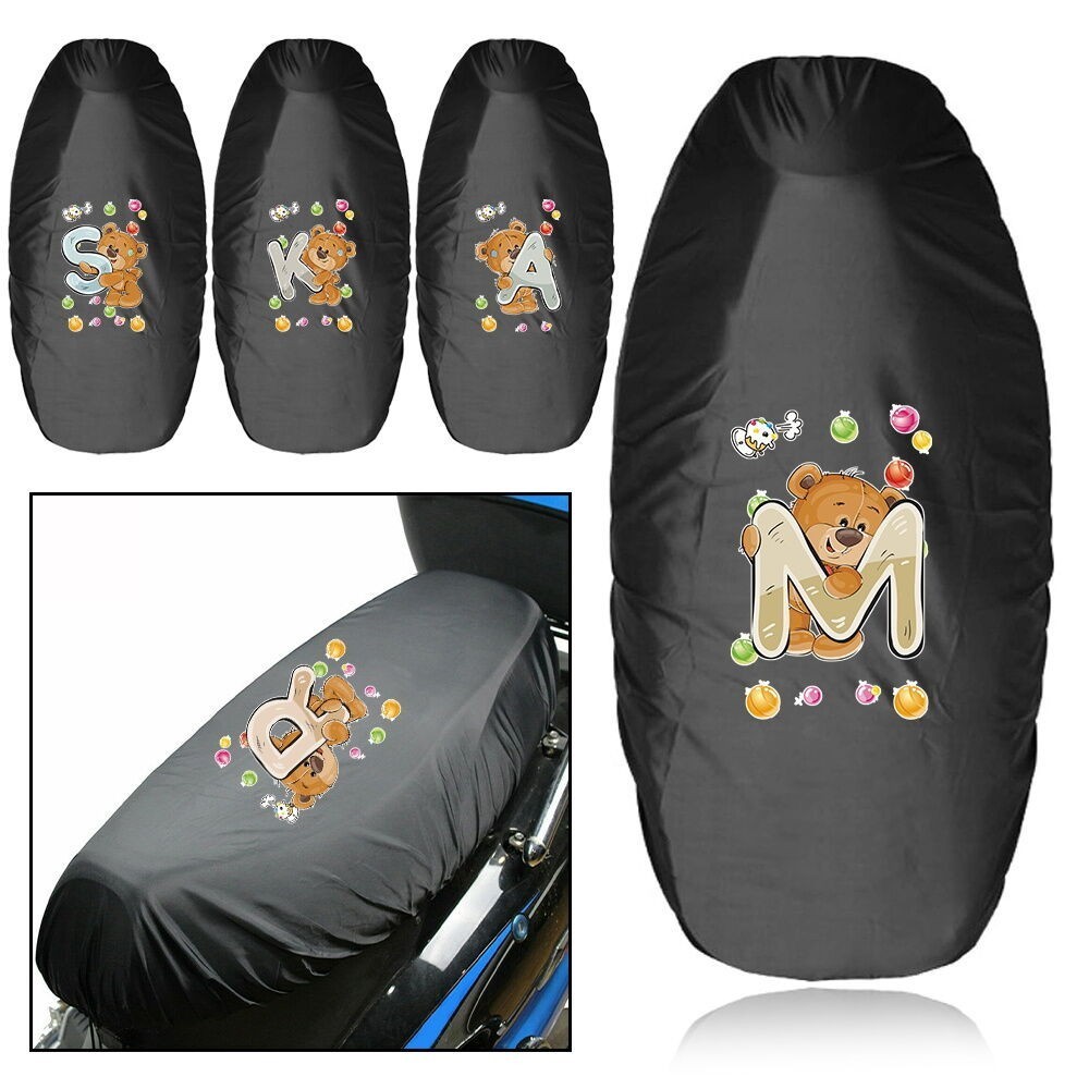 เบาะนั่งมอเตอร์ไซค์หุ้ม 3 ขนาดมัลติฟังก์ชั่สูงปกป้องผิวกันแดดหมี series ผ้าคลุมกันฝุ่น