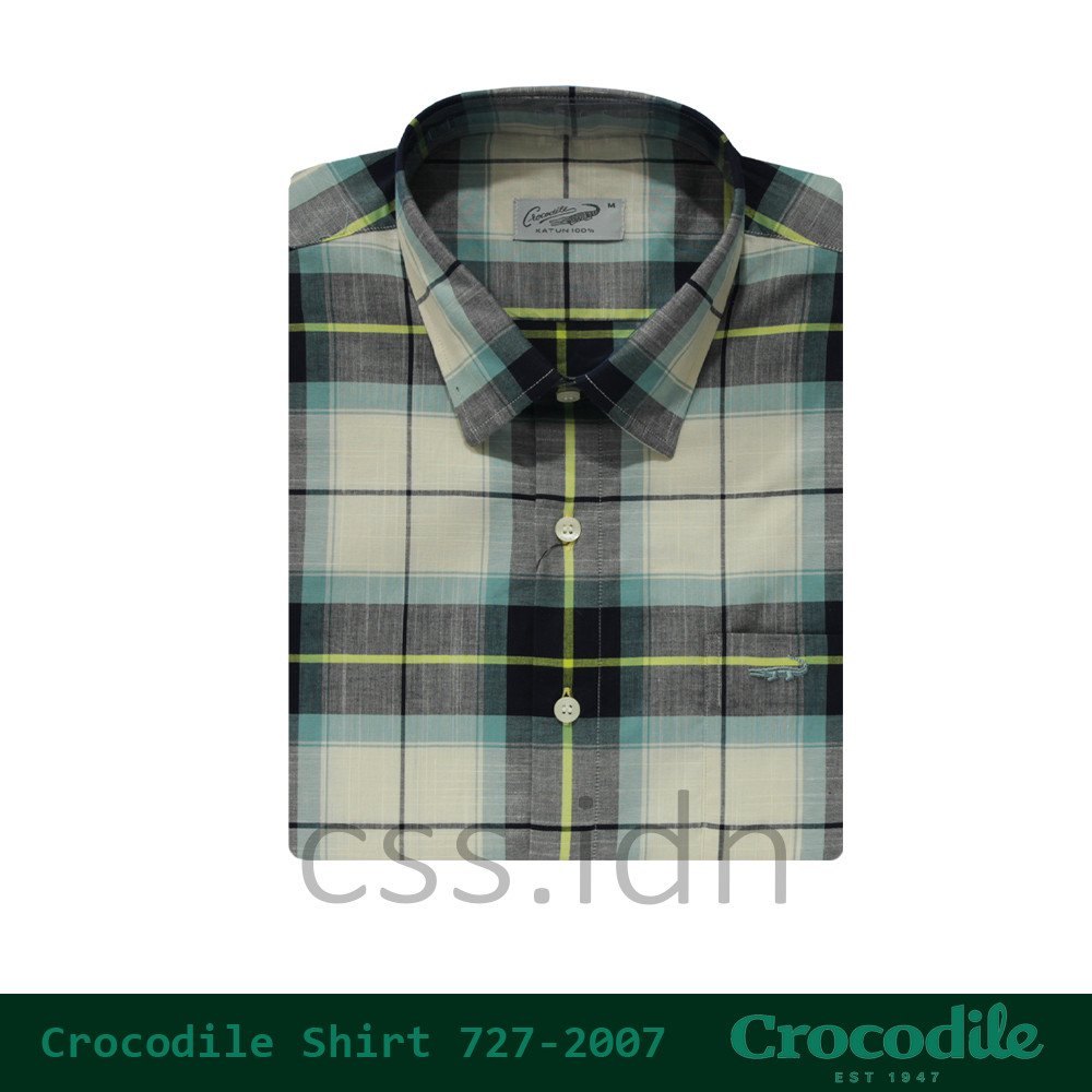 เสื้อเชิ้ตผู้ชายแขนสั้น KAMEJA Crocodile 727-2007