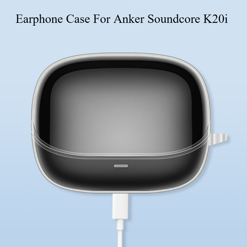 หูฟังไร้สายป้องกันกรณีเหมาะสําหรับ Anker Soundcore K20i ฝาครอบกันกระแทก-Shell ล้างทําความสะอาดได้ Antidust funda cso
