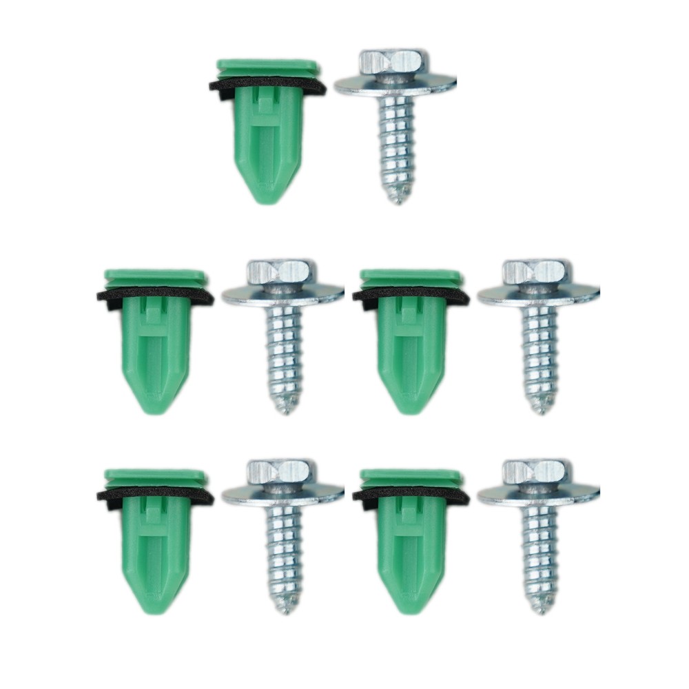 <SWHOME> 5 ชุดรถประตูลําโพง Grommet สกรูน็อตคลิปสําหรับ Toyota <OCTOBER>