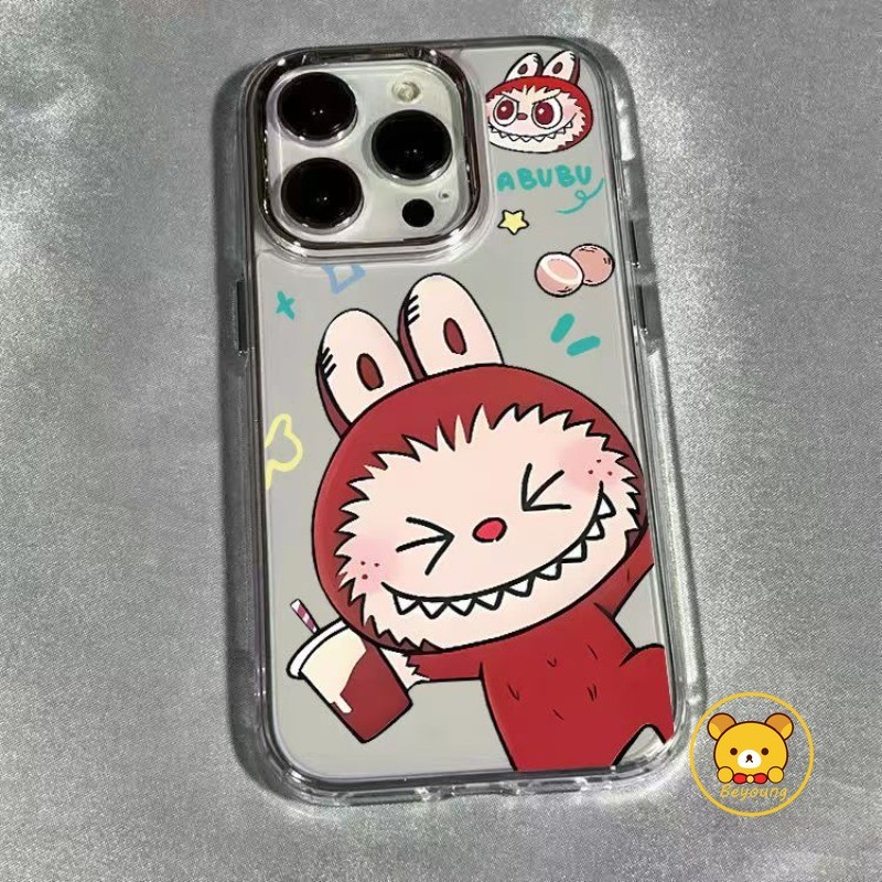 น่ารักการ์ตูน Labubu เคสโทรศัพท์สําหรับ Vivo Y93 Y93s Y91i Y91C Y37 Pro Y37M Y36T Y03 Y19 Y18 Y18E Y