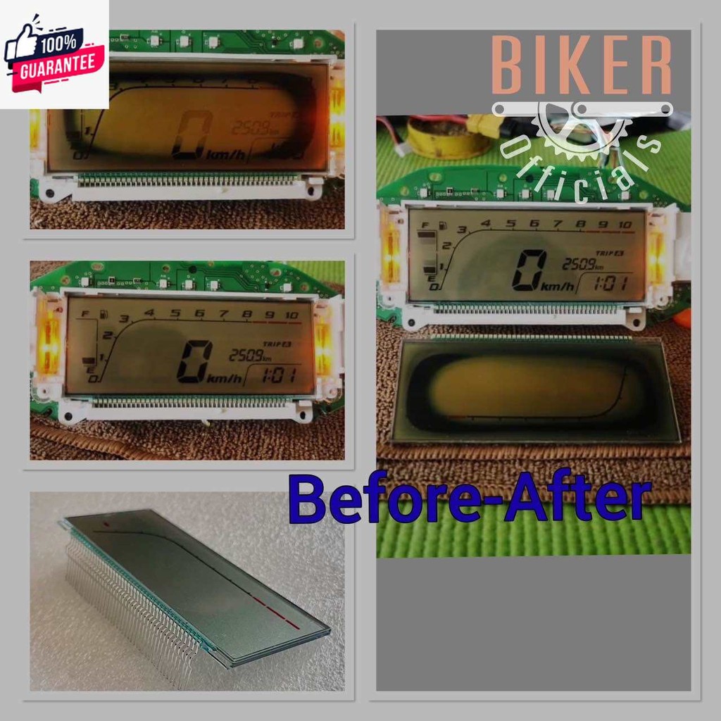 หน้าจอแก้วดิจิตอล แก้วแท้!สำหรั Honda MSX, ฮอนด้า MSX125, MSX125SF, CB500F, CBR500 มาตรวัดความเร็ว