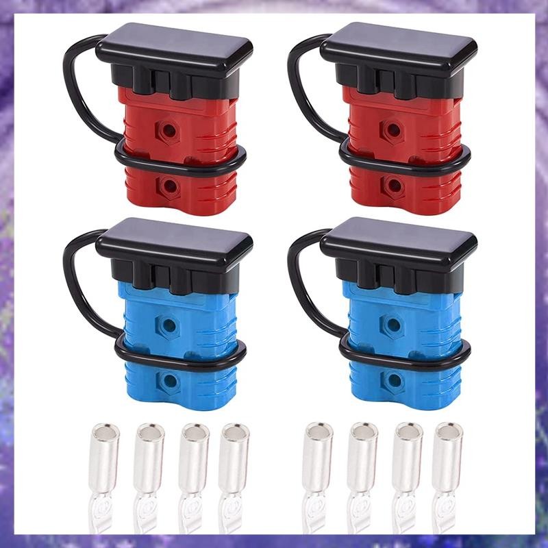 [P KA M] 4 ชิ้น 2-4 AWG 175A แบตเตอรี่ขั้วต่อ 12-36 โวลต์สาย Quick Connect Disconnect ชุดสําหรับรถยน