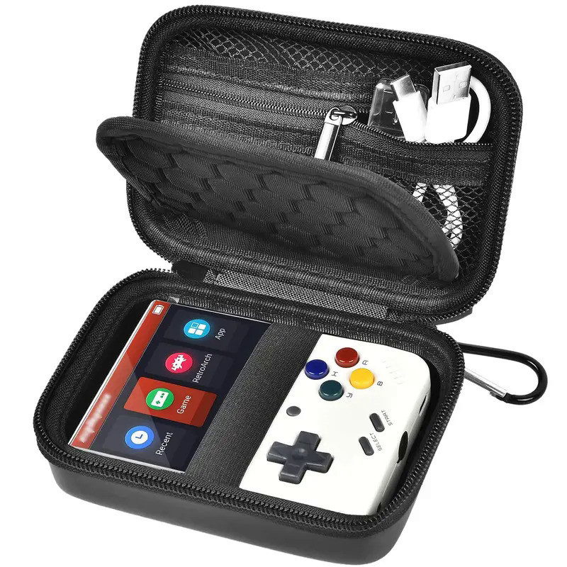 For MIYOO Mini Plus Handheld Game Console Storage Bag Carrying Case Cover Portable Hard Travel Bag G