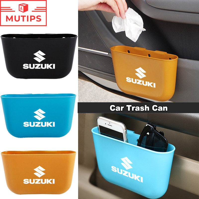 Suzuki ถังขยะในรถ ตกแต่งภายในรถยนต์ กล่องเก็บของ ประตูรถ ประเภทแขวน ถังขยะ Jimny Swift Ertiga Celerio XI7 Ciaz