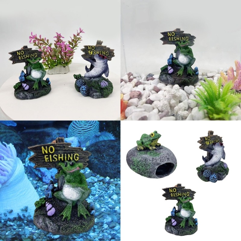Cc Fishtanks Landscape Figurines ถ้ําใต้น้ําเครื่องประดับ Home Aquariums ตกแต่ง