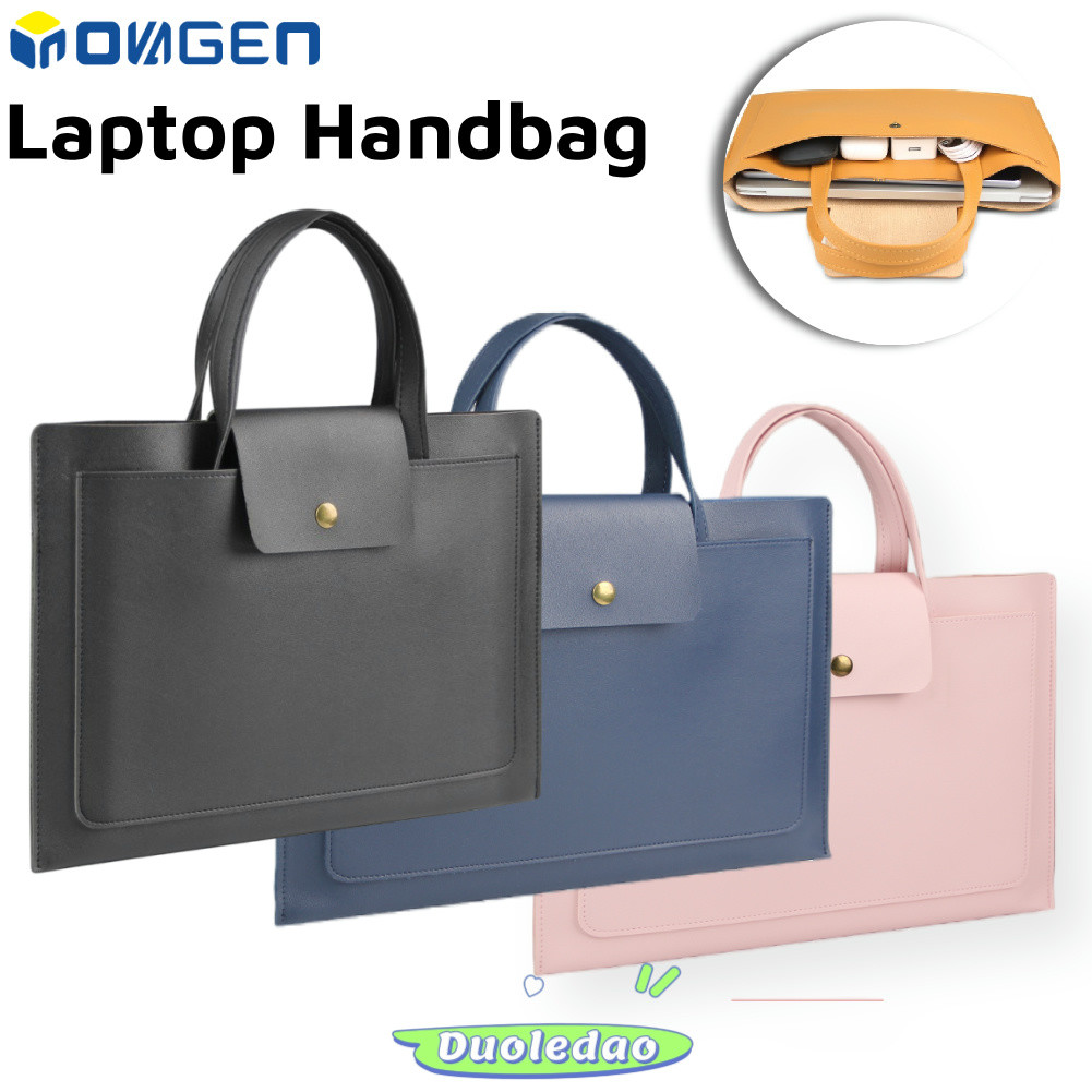 Inovagen กระเป๋าถือแล็ปท็อปสําหรับ 12-16 นิ้วแล็ปท็อป,Mac-book,ขนาดใหญ่ความจุอุปกรณ์เสริม,Anti Scratch กันน้ํากระเป๋าแล็ปท็อป
