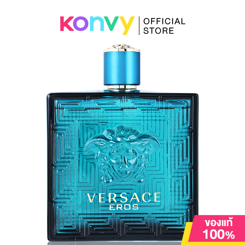 Versace Eros EDT 200ml น้ำหอม เวอร์ซาเช่สำหรับผู้ชาย กลิ่นสะอาดสดชื่นที่ได้รับแรงบันดาลใจในการสร้างจ