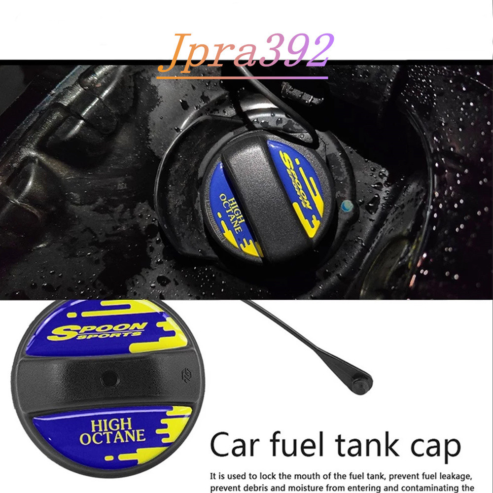 1pcs สําหรับ Honda Jazz City Hatchback HRV Honda Access Modulo X ช้อน Mugen Universal JDM การใช้หมวกสติกเกอร์ตกแต่ง