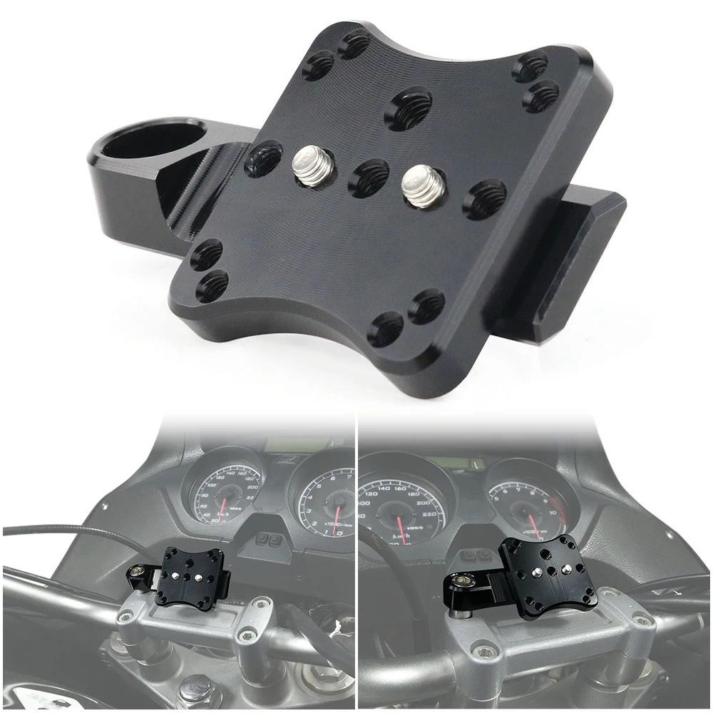 Handlebar Clamp GPS Mount Navigation Bracket Holder Fit สําหรับ KAWASAKI ER-5 Versys1000 Versys-X 25