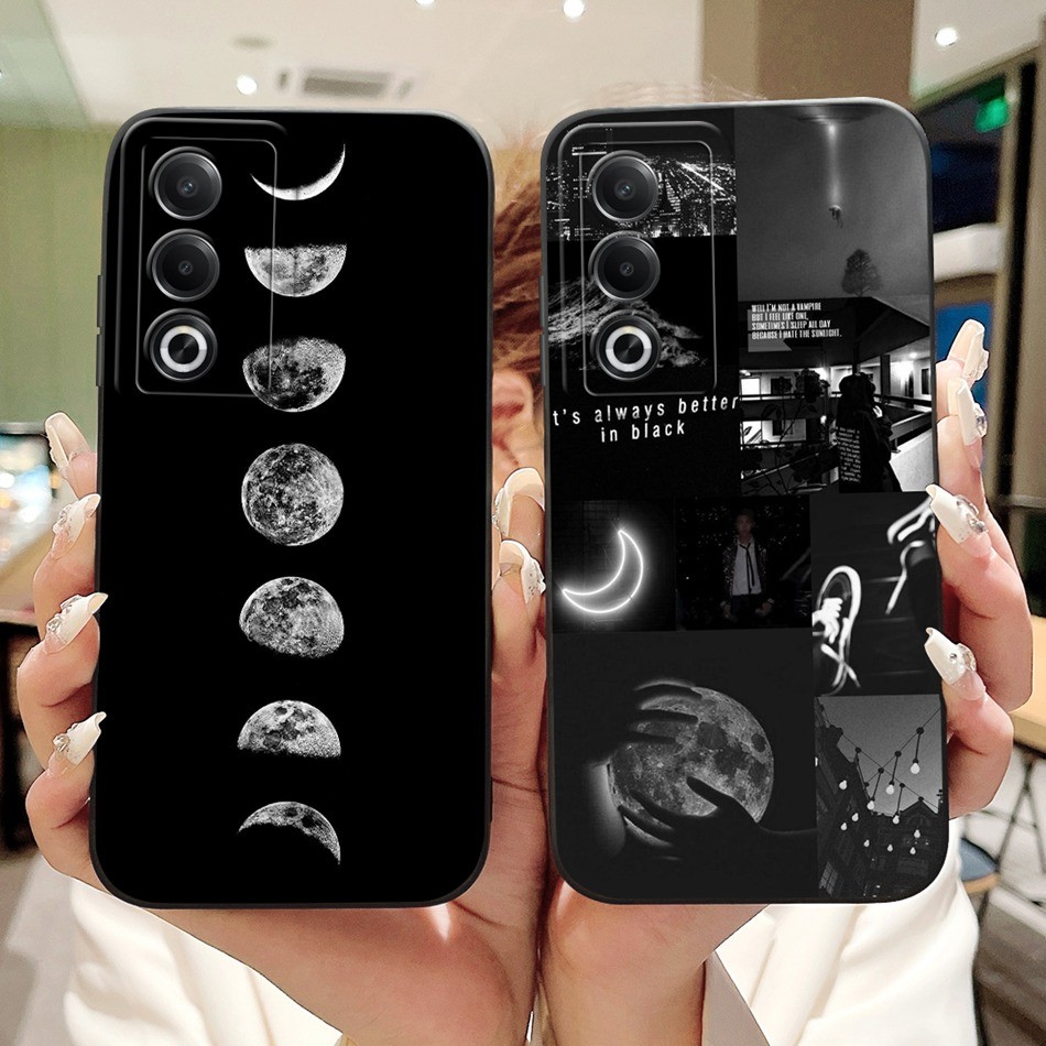 Oppo A3 Pro CPH2639 Cool Moon Milk Ripple รูปแบบเคสโทรศัพท์ Oppo A3Pro 5G เลนส์ป้องกันกรณีซิลิโคนอ่อนนุ่ม