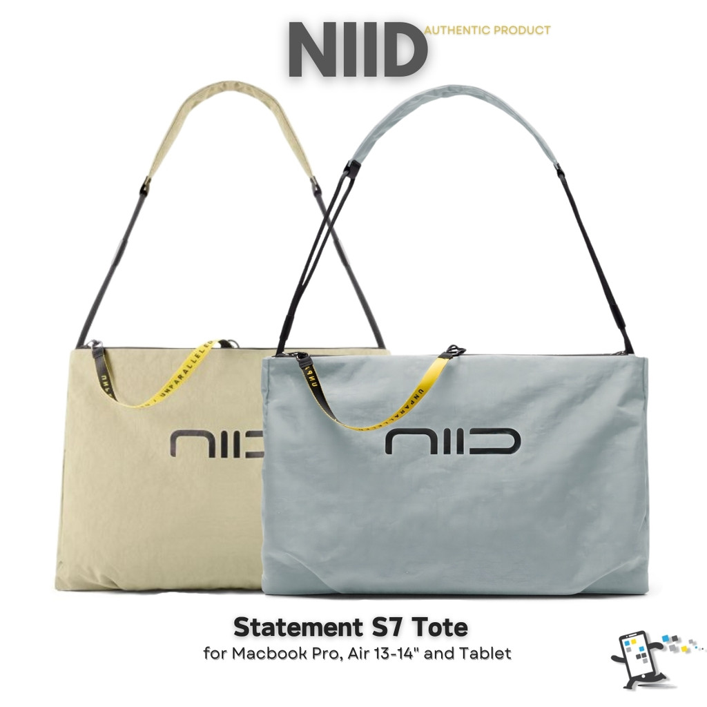 NIID Statement S7 Tote กระเป๋าสะพายข้างสำหรับ Macbook Pro, Macbook Air, iPad Pro 11-13"