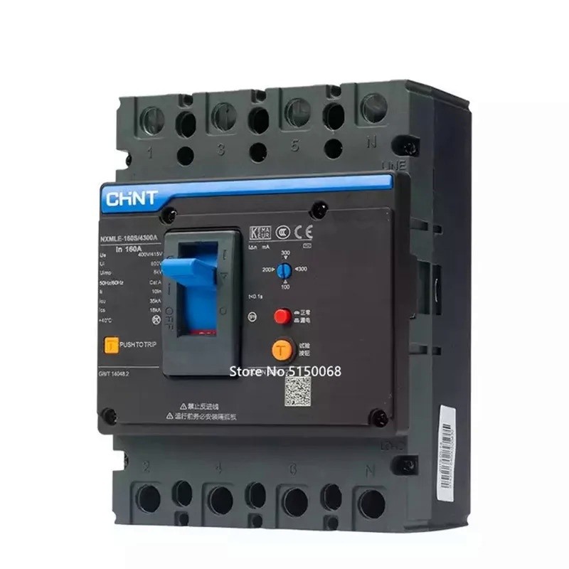 ชินท์ เซอร์กิตเบรกเกอร์ ELCB RCBO 63a-630a NXMLE-125S/4300a 4p NXMLE-125S/3300 3p nxmle series nsx10
