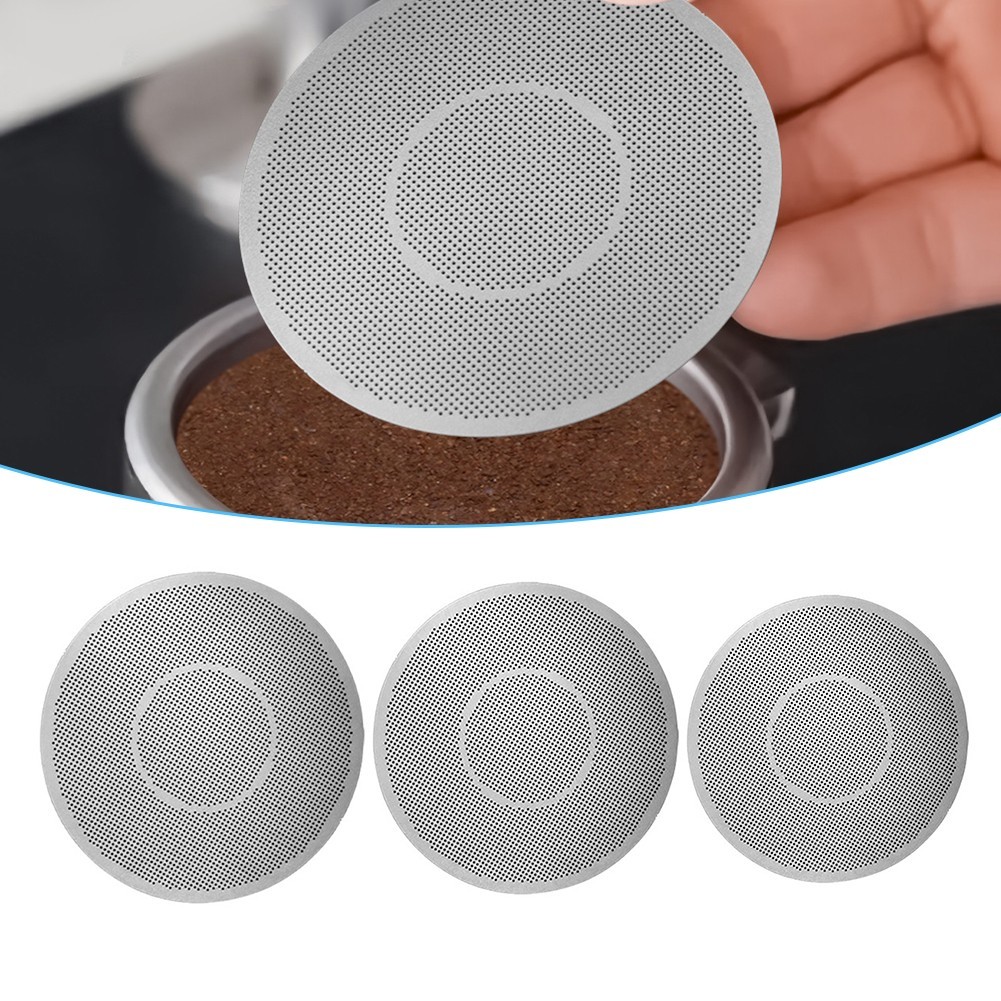 [ROLADYTH] 51/53/58 มม. Espresso Puck Screen ตัวกรองกาแฟแบบใช้ซ้ําได้สแตนเลส