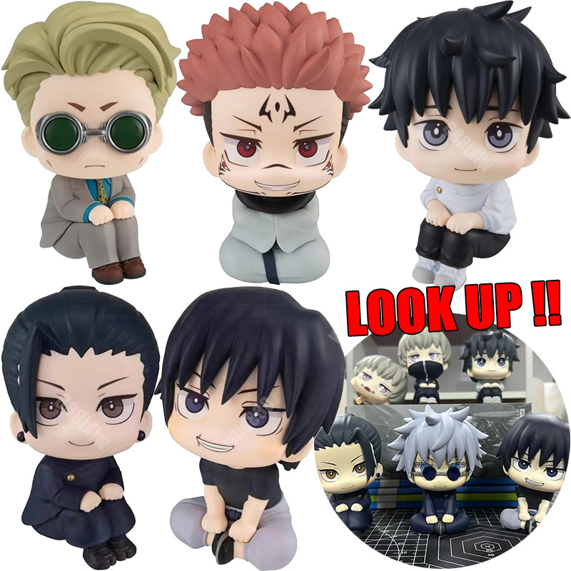 Jujutsu Kaisen Look Up Gojo Satoru Action Figure Eto Suguru Yuji Itadori Ryomen Sukuna ตุ๊กตาน่ารักตกแต่ง Jujutsu Kaisen Action Figure Gojo ของเล่น