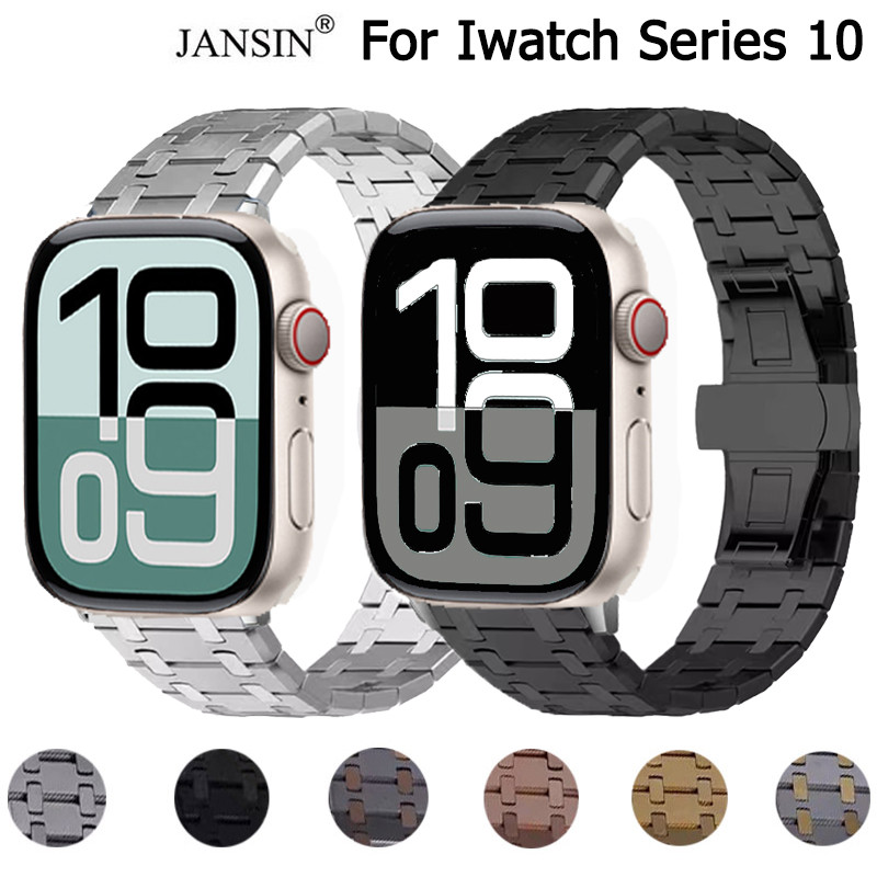 สายนาฬิกา Iwatch Series 10 46mm 42mm mod kit สายสแตนเลส สําหรับ  iwatch Series 10 นาฬิกาสมาร์ท